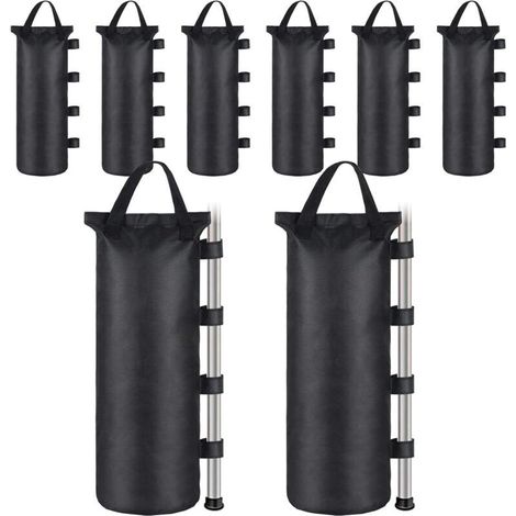 8 PCS Sac de Sable 600d Tissu Oxford Sac de Poids pour Tonnelle Sac de Sable pour Pieds de Tonnelle Sac de Lestage Sable (1/5)
