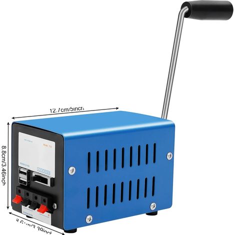 Générateur électrique, manivelle, chargeur USB (1/2)