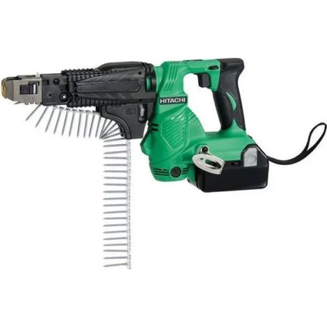 Hikoki – Visseuse à plaque de plâtre 18V – 5Ah Li-ion – Réversible 1/4" – Moteur Brushless – Profondeur de vissage réglable (1/2)
