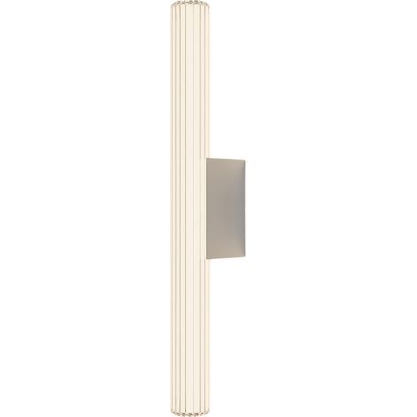 Applique Linea cromata vetro 61cm IP44 LED 12W CCT (1/5)
