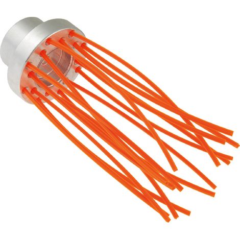 SPAZZOLA MULTIFILO SUPPORTO ALLUMINIO 'BRUSH' 16 fili - Ã 80 mm