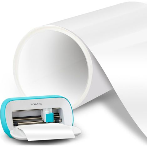 Smart Iron On, blanc, 14 x 200 cm, film pour traceur textile Smart Heat Transfer vinyle, rouleau de film flexible traceur textiles à repasser, sans tapis de découpe pour t-shirts DIY (1/5)