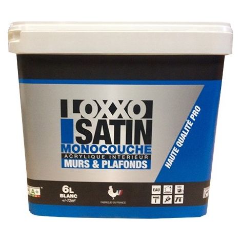 LOXXO Peinture Satin Cuisine et salle de bains Blanc - 6L