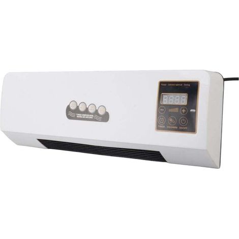 2000W Mini Wall-Mounted Air Conditioner with Remote Control and Heater, Touch Control Electric Cooling and Heating Machine (1/5)