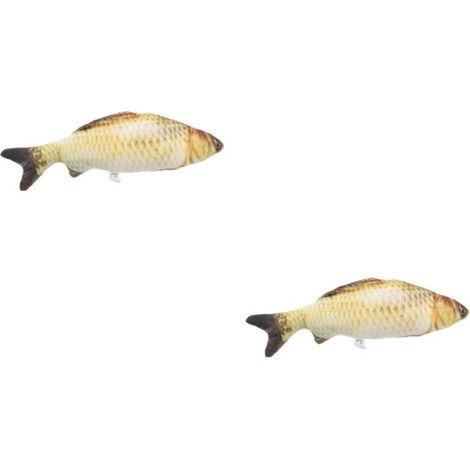 2 Pièces Oreillers Peluche Décorative Animaux en Peluche Oreiller De Poisson Poisson Coussin Oreillers