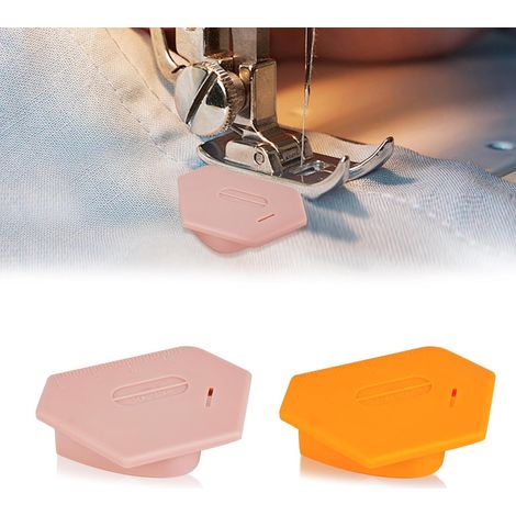 Set mit 2 magnetischen Nähführungen – Universelles Nähzubehör für Nähmaschinen mit Skala – Multifunktionaler Polygonsaum – Für Anfänger