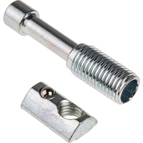 Connecteur T-Matic RS PRO, profilé 40 mm, rainure 8mm en Acier ( Prix pour Sachet de 10 ) (1/4)