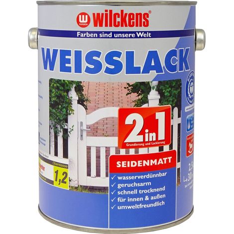 Wilckens Weisslack 2in1 seidenmatt 2,5l 12491100080