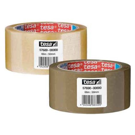 NASTRO IMBALLO 'SILENZIOSO' mm 50x66 mt - Trasparente - 36 pezzi- TESA
