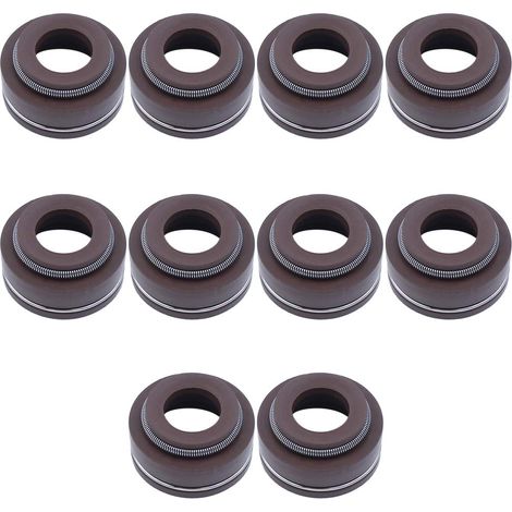 10Pcs/lot Valve Stem Oil Seal for Honda GX340 GX390 GX240 GX270 188F 190F 4-Cycle Gasoline Engine Motor Generator 12209-ZE8-003 (1/5)
