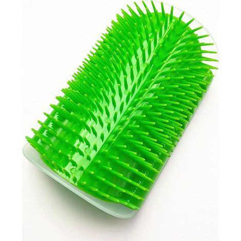 1 brosse de toilettage pour chat, grande taille, conception ergonomique, matériaux naturels, fonction massage et épilation (1/5)