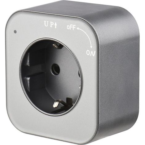 Prises sur rail, adaptateurs de prise électrique mobile pour Office-Square - Prise UE 16A - pour Sec-Grey