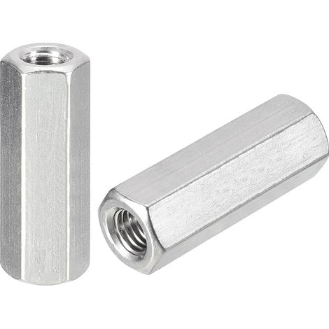2pcs M10 x 1,5 -Pas 50 mm Longueur Raccord Écrous (1/5)
