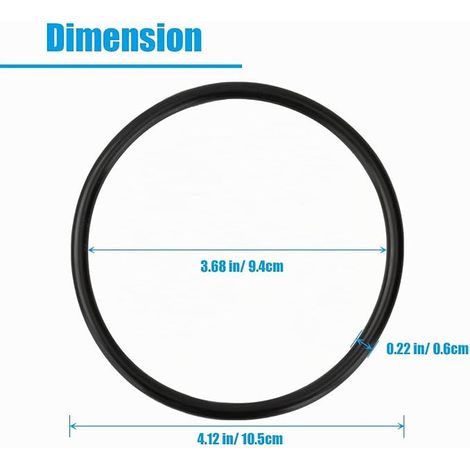 R172009 Rubber O-Ring Gasket for Pentair Chlorinator Cover Model 320/322 for Pool and Spa (1/2)