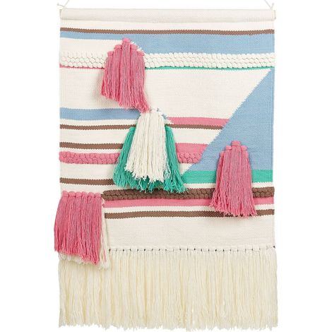 Wandbehang MOOLA Baumwolle 109 cm Hellbeige