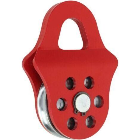 Poulie Escalade 4T , Poulie de Mouflage , Câbles Jusqu'à 12 mm Diamètre,Palan à Câble,Treuil Guide Câble , Oulies de Levage (1/4)