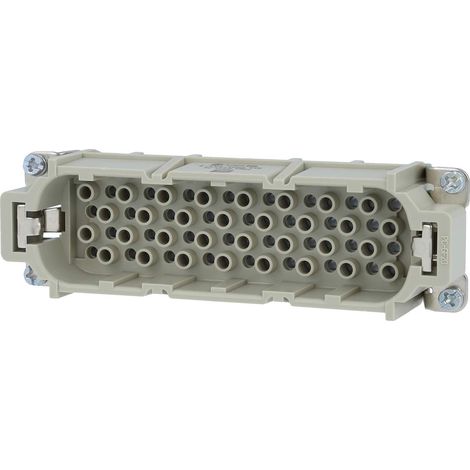 HARTING Han 64D Stifteinsatz (M) Crimpanschluss, 64-polig+PE 250V, 10A - 1 Stück (1/3)