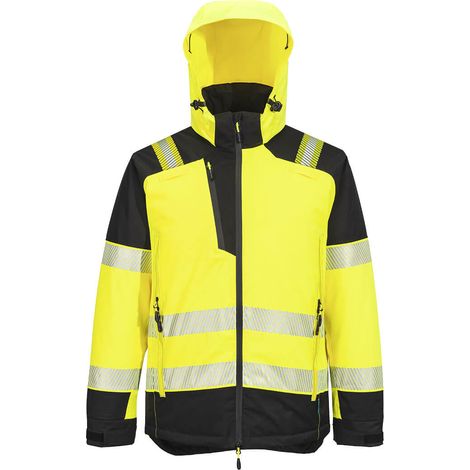 Parka invernale Hv Pw3 - Taglia 4xl - Giallo/nero - Portwest