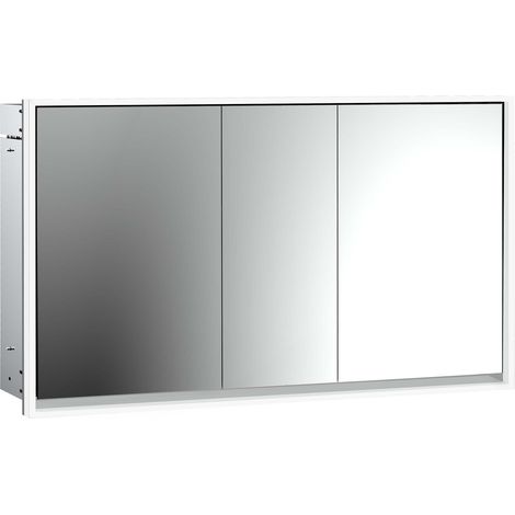 emco loft Armoire de toilette avec éclairage, 1400mm, 3 portes, (1/5)