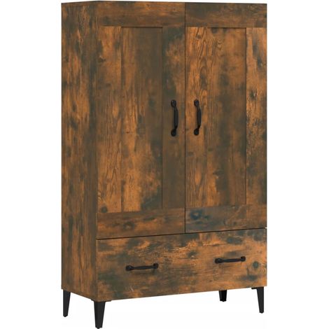Maison Exclusive - Credenza Rovere Fumo 70x31x115 cm in Legno Multistrato