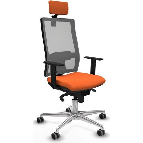 Piqueras-y-crespo Horna chaise de bureau orange confortable