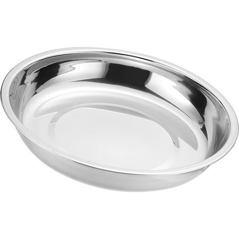 Assiettes plates rondes en acier inoxydable 304, assiettes de camping épaisses, assiettes à soupe, ustensiles de table, taille S (16 cm)