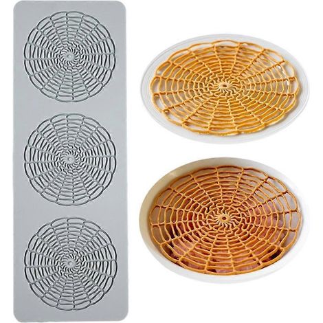 Moule en silicone à 3 cavités rondes creuses pour fondant et décoration de gâteaux (1/5)