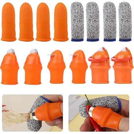 Filiyano-Ensemble de jardinage 14 pièces comprenant des couteaux à pouce en silicone, une protection pour les doigts contre les coupures, des outils (1/5)