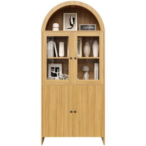 Meuble à chaussures, meuble à chaussures mobile, roulettes pivotantes avec freins. Dessus cintré, étagères réglables, charnières à fermeture progressive.