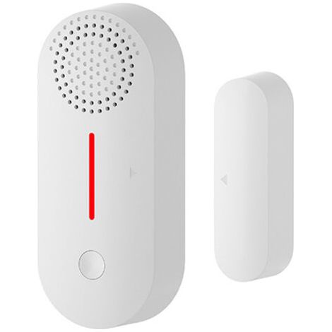 Détecteur de capteur de porte WiFi, alarme d'ouverture de porte, alarme de capteur de porte intelligente, sonnette d'appareil intelligent Tuya, notification à distance APP lorsque la porte est ouverte (1/5)