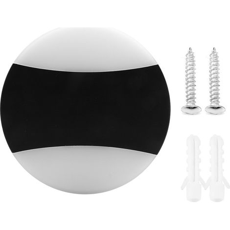 Applique murale LED ronde 12 W, décoration simple, IP65, lampe d'extérieur pour jardin, balcon ou chevet, AC 85-265 V (1/5)