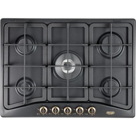 DeLonghi ANF 57 PRO Kochfeld Anthrazit Built-in (placement) Gaskochfeld 5 Zone(n)