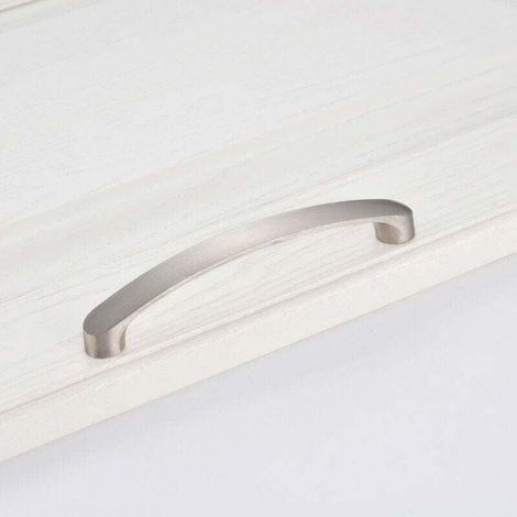 Pack de de 5 Poignée Meuble Cuisine En Nickel Brossé Poignée , XU,d'armoire Poignée Meuble-Poignées Tiroirs Cuisine Inox(Centre à Centre 160mm) - KZQ (1/4)