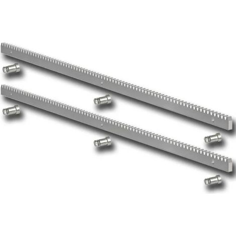 genius crémaillère en acier module 4 galvanisée 30x12 - 2 mètres - ja146 2