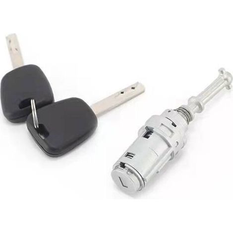Kit serratura + cilindro per portiera anteriore sinistra Citroen C2 C3 C3 PLURIEL + 2 chiavi (1/4)