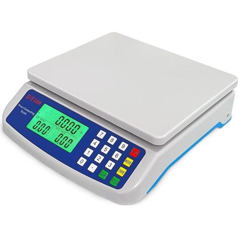 Balance numérique LCD, précision 30 kg/1 g, balance alimentaire commerciale, adaptée au pesage et au calcul des prix des aliments.