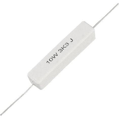 Résistance d'enroulement 3k3 10w 5% Axial Horizontal 3.3k 3k310wh
