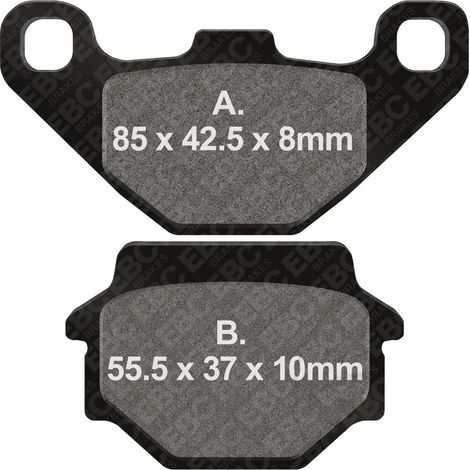 Pastiglie freno EBC FA251 (set da 2)