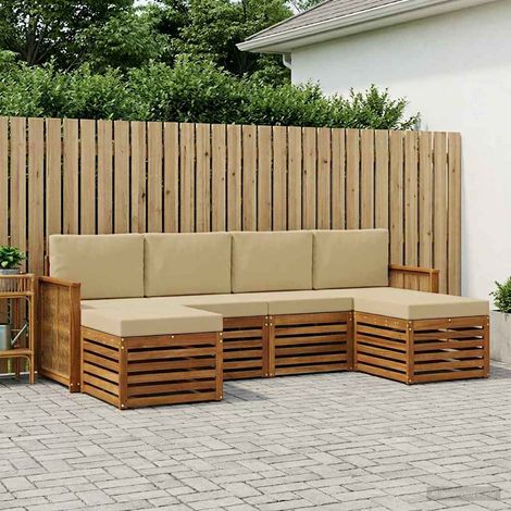 vidaXL Sofagarnituren Massivholz Akazie (1/5)