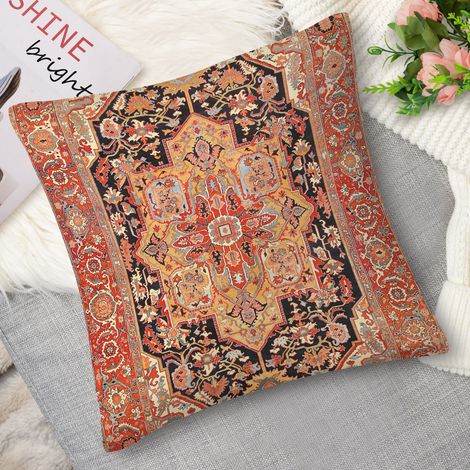 Housse de coussin bohème scandinave (1/5)