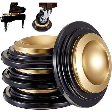 protectores para ruedas de piano，protectores de goma metálica para suelos de madera，protectores de suelo para pianos de cola (1/5)