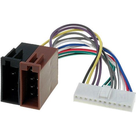 Cable Autoradio Pioneer 12PIN Vers Iso- connecteur blanc 2