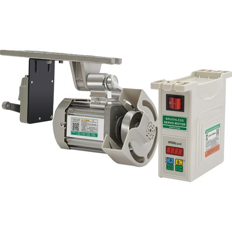 Motor CC sin escobillas, tecnología de ahorro de energía, velocidad ajustable, color plata. (1/2)