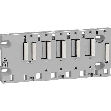 Rack 4 positions Bus X pour M340 - BMXXBP0400