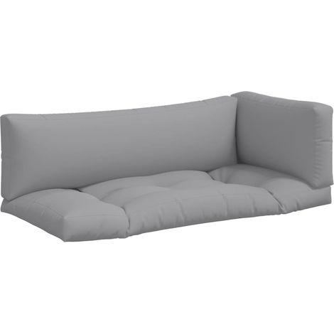 Maison Exclusive - Cuscini per Pallet 3 pz Grigi in Tessuto (1/5)