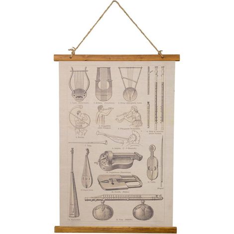Lienzo pergamino de lino impreso 60x86 cm (1/3)