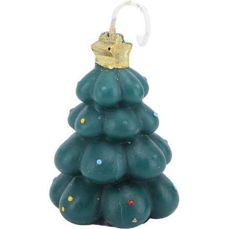 Soy Wax Xmas Tree Shape Candle Winter Festive Party Decoration Aromatherapy Candle for Xmas (1/5)