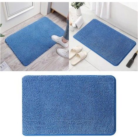 Tapis de sol bleu - Polyester - Dimensions 50x80 cm - Emballage individuel requis - 1 pièce - Couleur bleu (1/4)