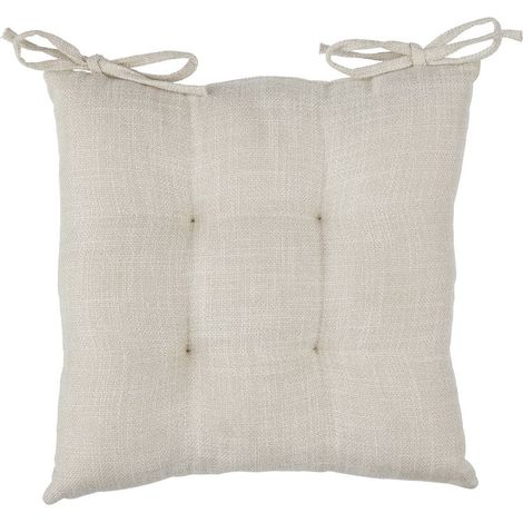 Funda de silla Clem lino 38x38cm - Atmosphera créateur d'intérieur