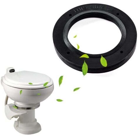 Replacement sealing gasket for Dometic 110 and 210 toilets, flanged sealing kit 385311267, motorhome toilet accessories, rubber sealing ring with foam ring